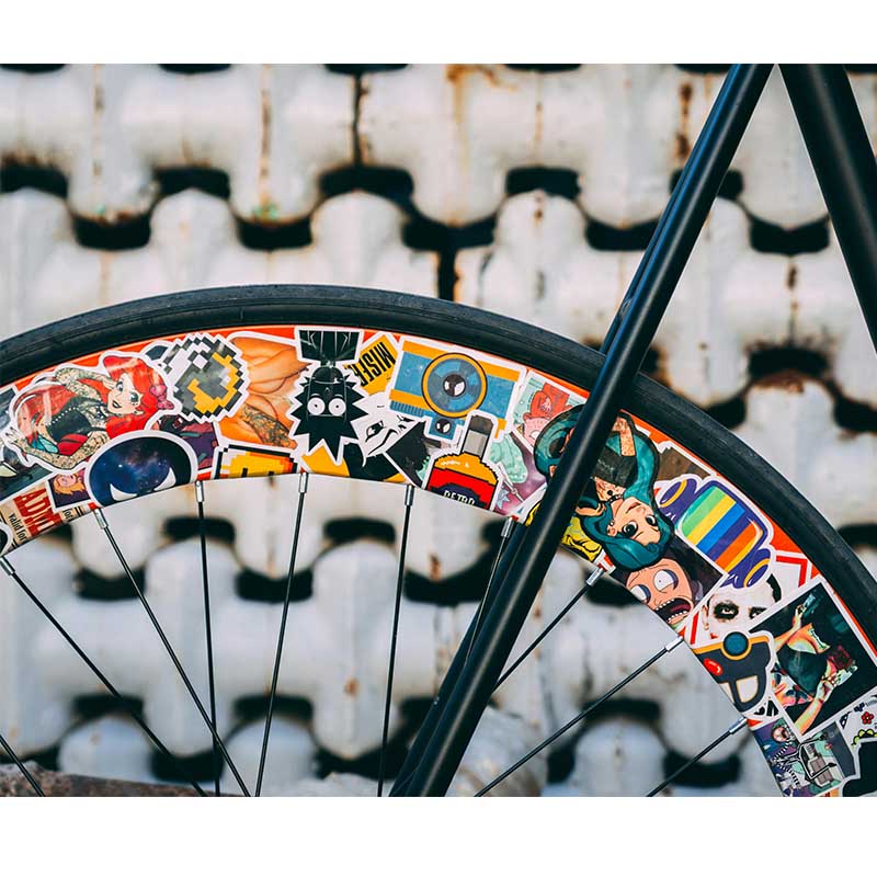 Bicycle Wheel Sticker